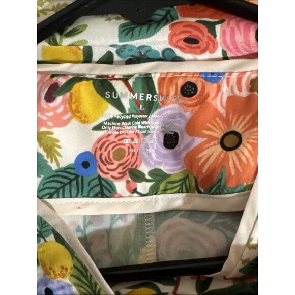 Summersalt x Rifle Paper Women's Floral Print Pajama Set Size Large - Picture 6 of 6